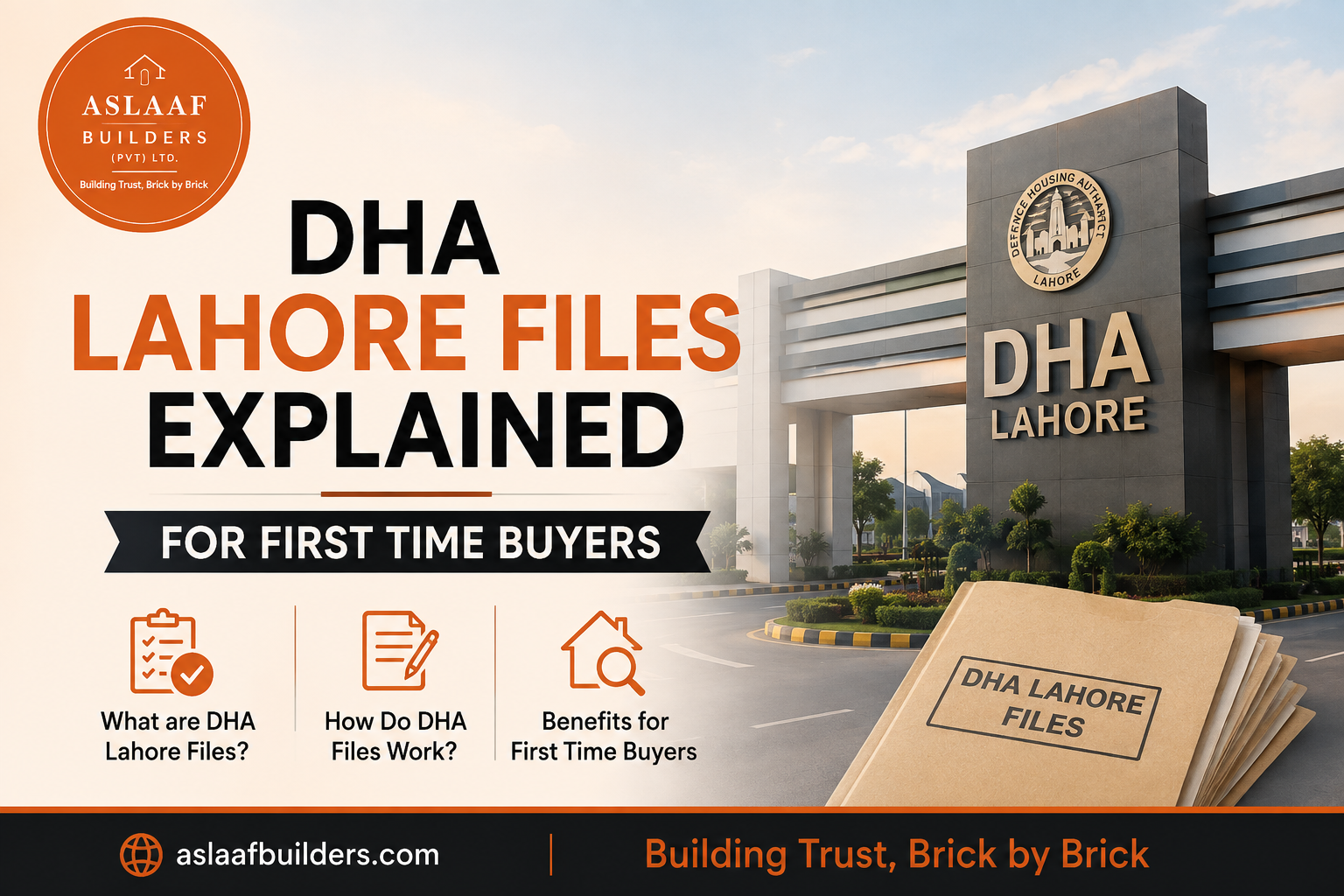 DHA Lahore Files Explained for First Time Buyers