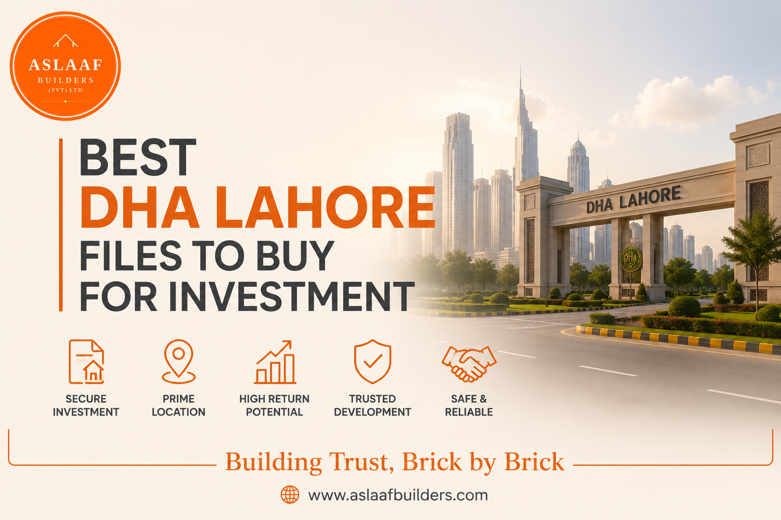 Best DHA Lahore Files To Buy For Investment
