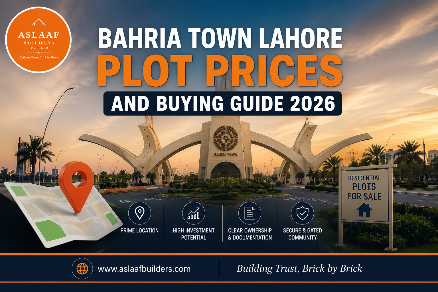 Bahria Town Lahore Plot Prices and Buying Guide 2026