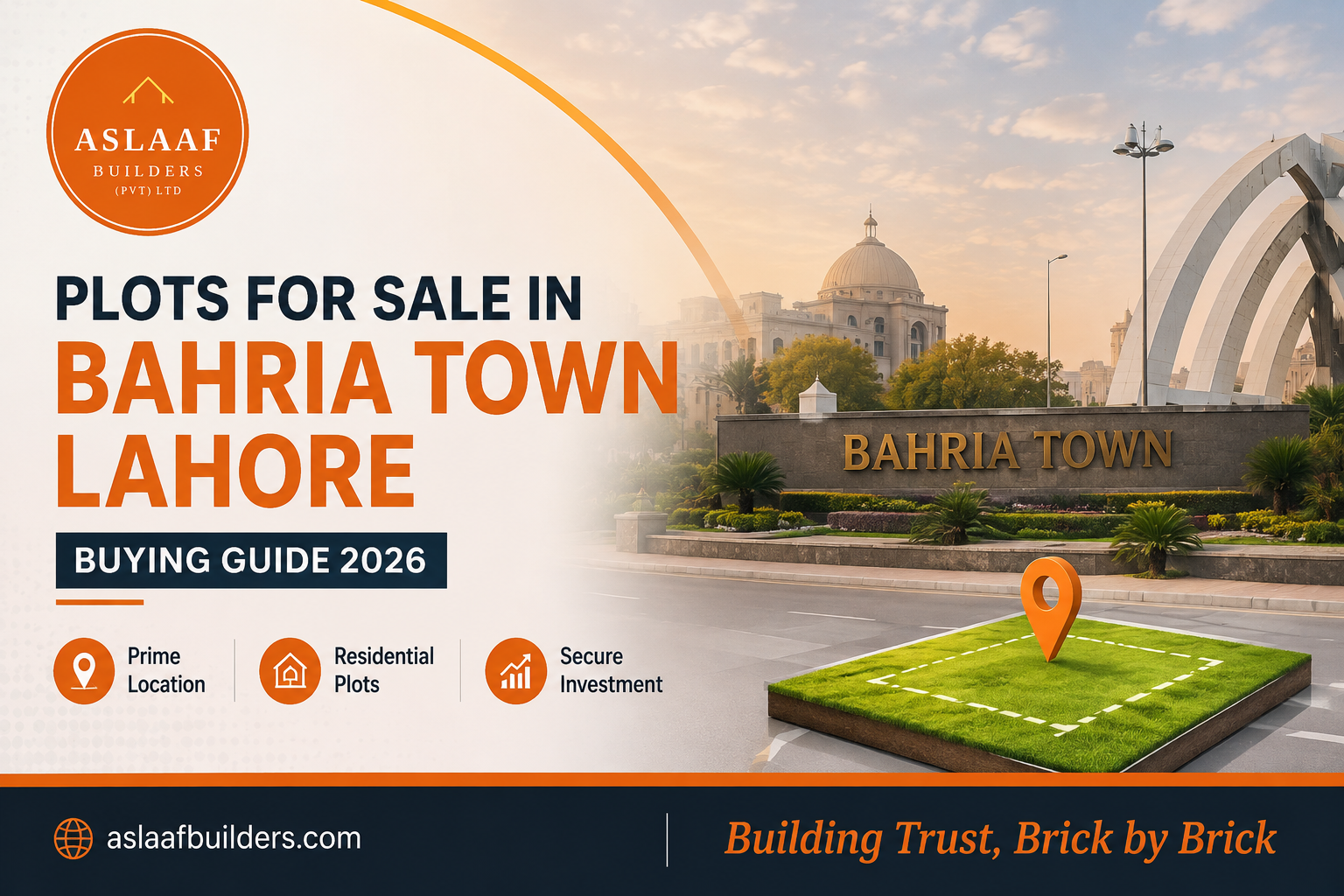 Plots for Sale in Bahria Town Lahore Buying Guide 2026