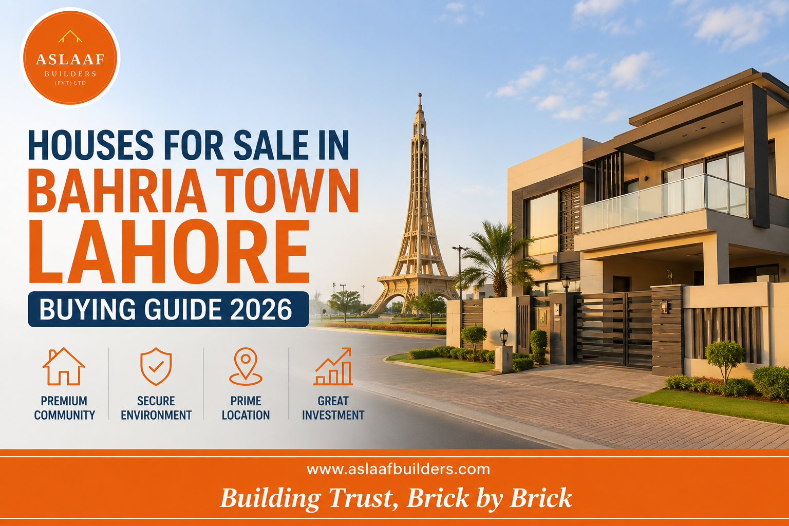 Houses for Sale in Bahria Town Lahore Buying Guide 2026