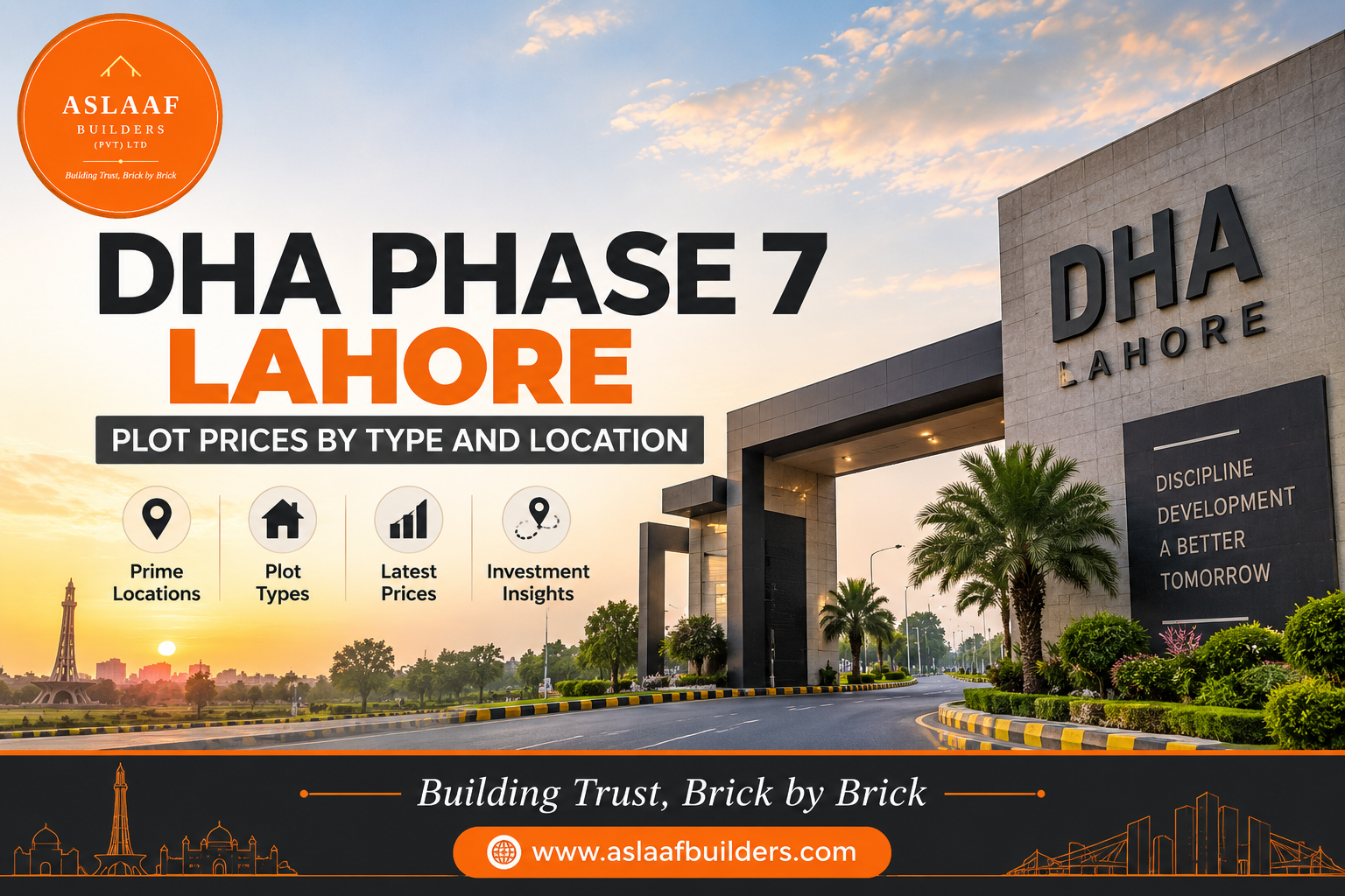 DHA Phase 7 Lahore Plot Prices by Type and Location