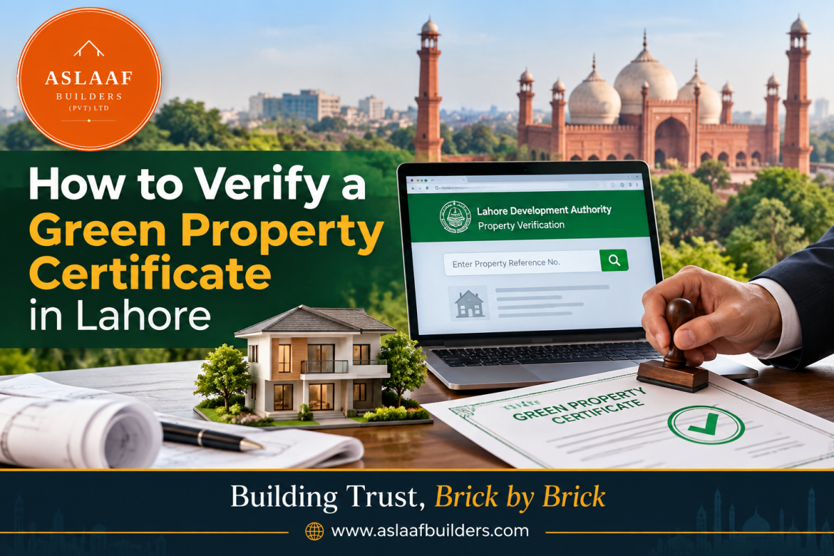 How to Verify a Green Property Certificate in Lahore