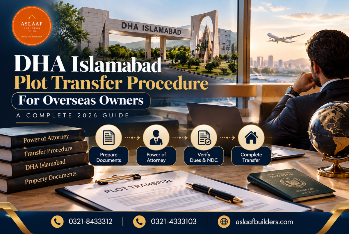 DHA Islamabad Plot Transfer Procedure for Overseas Owners