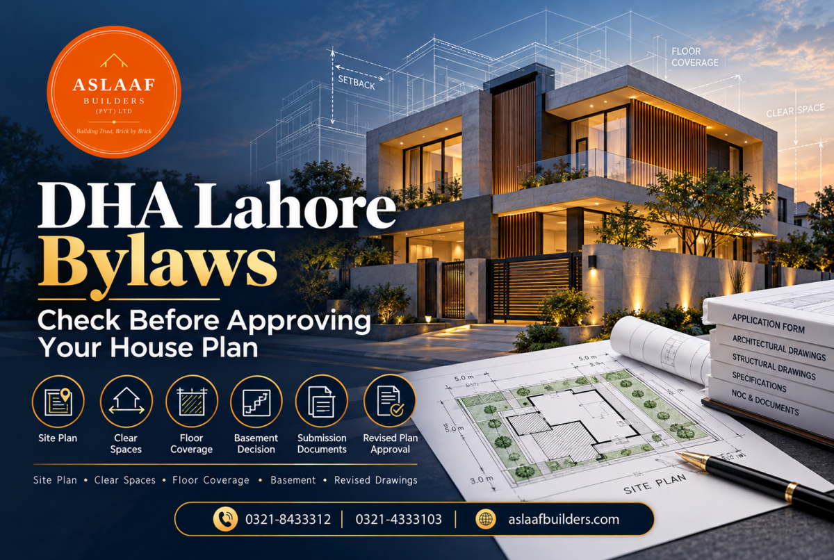 DHA Lahore Bylaws: What To Check Before Approving Your House Plan