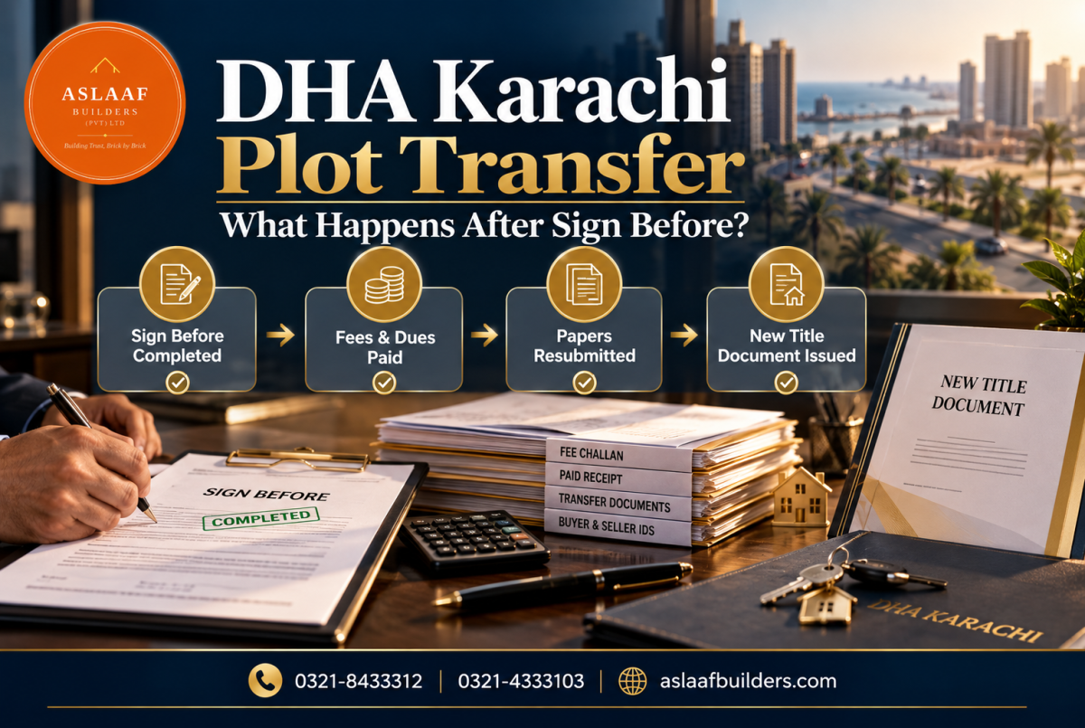 DHA Karachi Plot Transfer: What Happens After Sign Before?