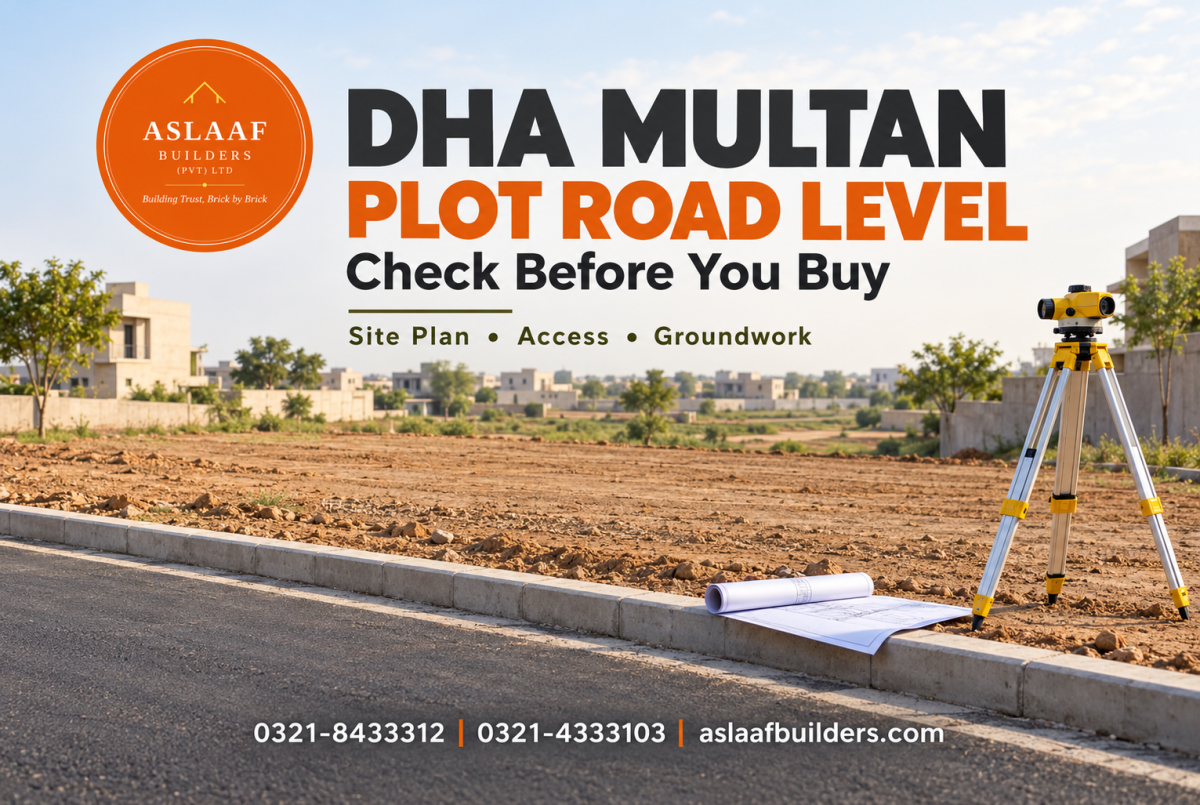 DHA Multan Plot Road Level Check This Before You Buy
