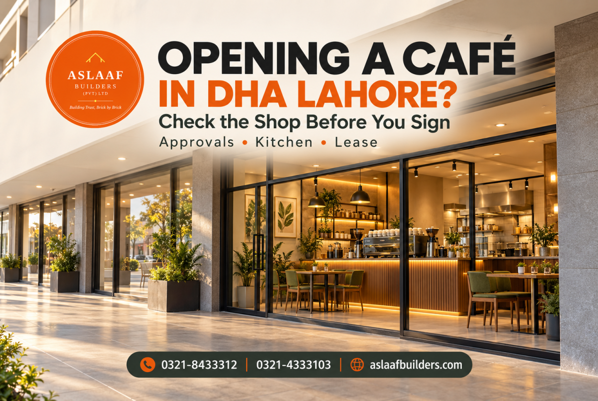 Opening a Café in DHA Lahore? Check the Shop Before Paying Advance