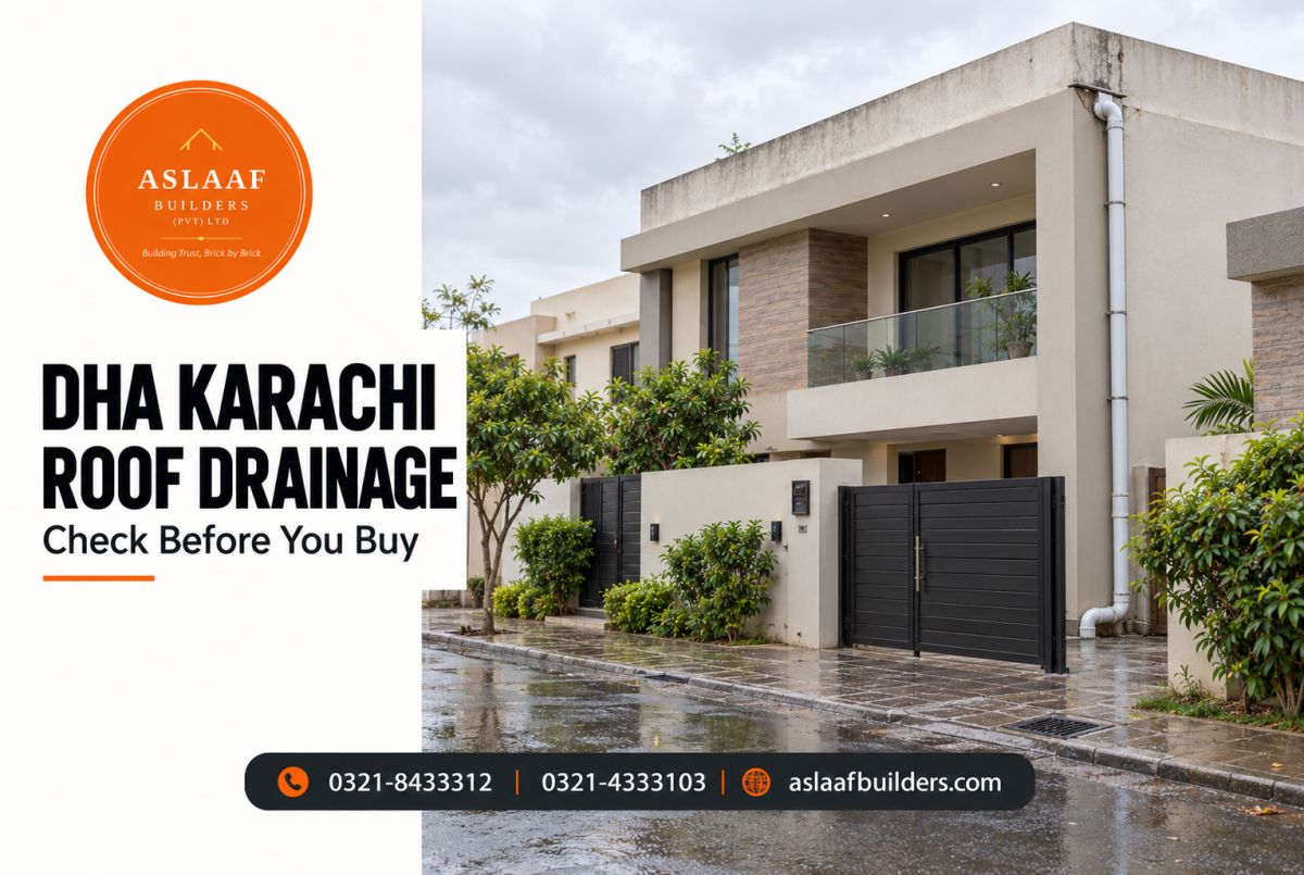 Buying a DHA Karachi House? Follow the Rainwater From Roof to Street