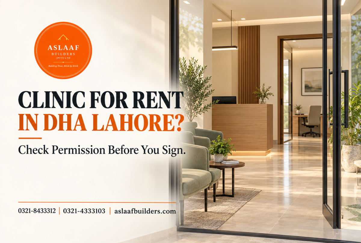 Clinic Space for Rent in DHA Lahore: Check Permission Before Signing