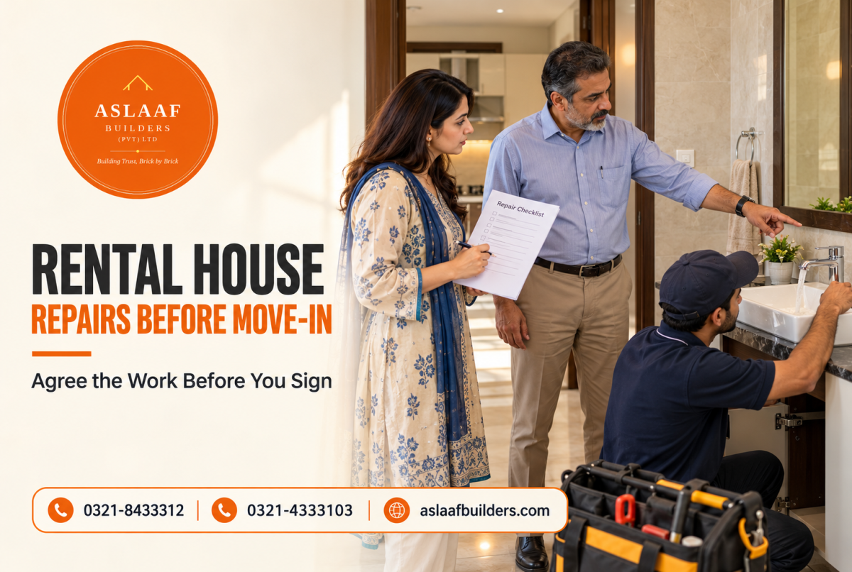 Renting a DHA Lahore House That Needs Repairs? Settle the Move-In Terms