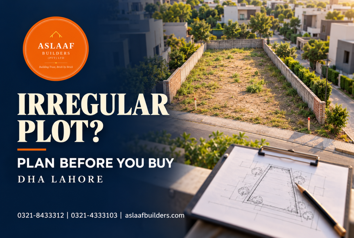 Buying an Irregular-Shaped Plot in DHA Lahore: What to Check