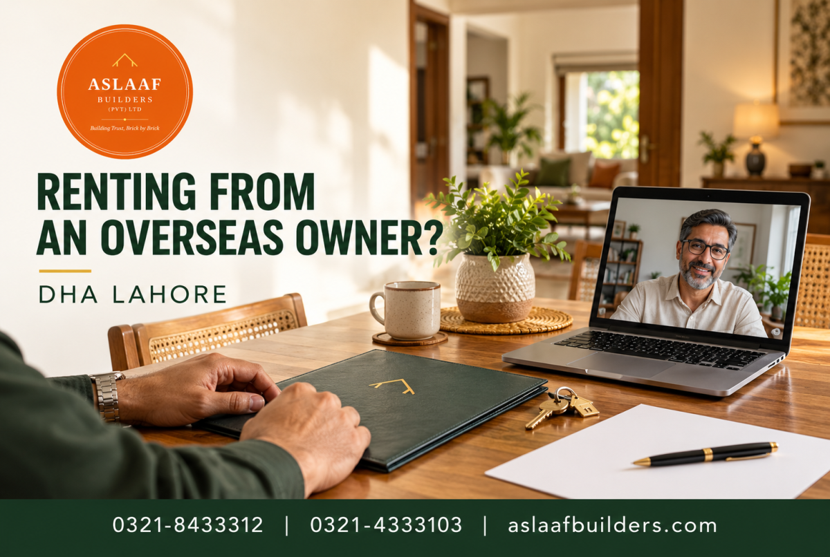 Renting a DHA Lahore House From an Overseas Owner