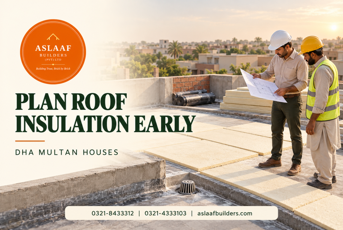 Roof Insulation for DHA Multan Houses: Plan Before Finishing