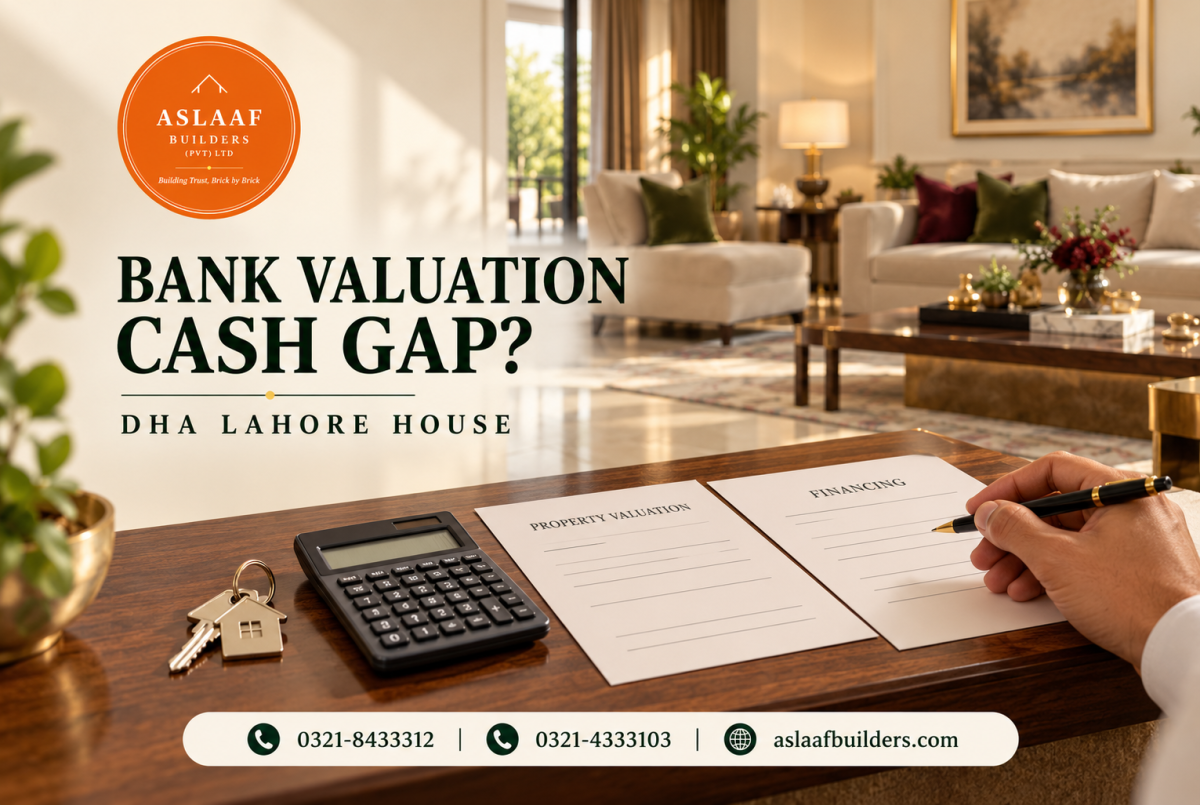Bank Valuation for a DHA Lahore House: How Much Cash Will You Need?