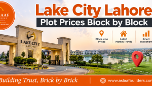 Lake City Lahore Plot Prices Block by Block