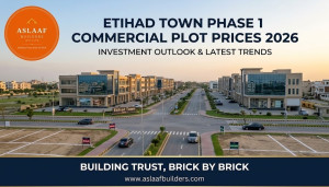 Etihad Town Phase 1 Commercial Plot Prices 2026