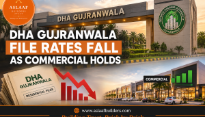 DHA Gujranwala File Rates Fall as Commercial Holds