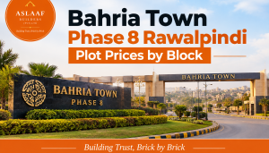 Bahria Town Phase 8 Rawalpindi Plot Prices by Block