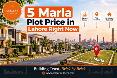 5 Marla Plot Price in Lahore Right Now