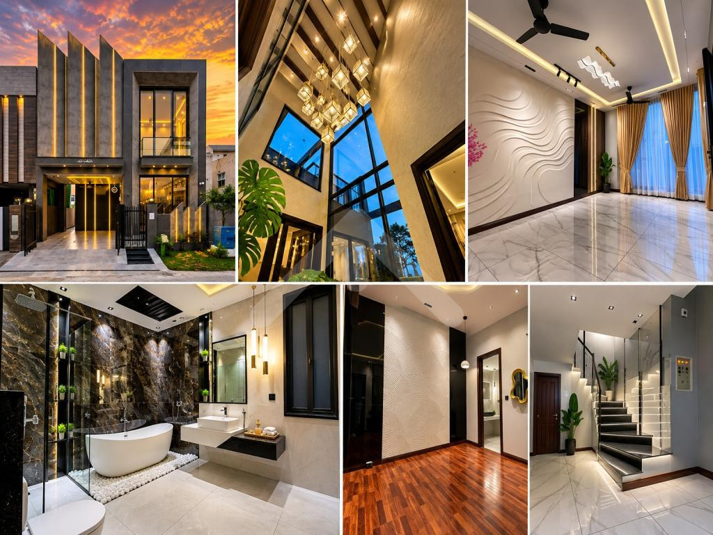 5 Marla Out Class Stylish Luxury Bungalow For Rent In DHA Phase 9 Town A Block Approach Wide