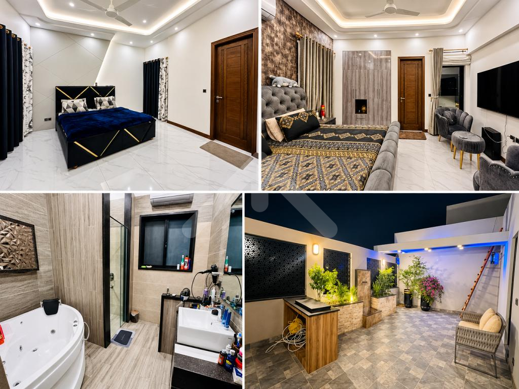 1 Kanal Modren Fully Furnished Luxury House For Rent