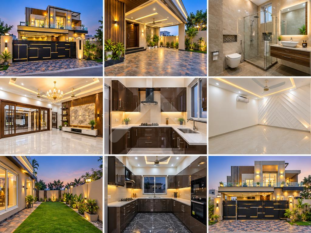 ONE KANAL BEAUTIFUL ULTRA MODERN HOUSE AVAILABLE FOR RENT IN DHA PHASE 7
